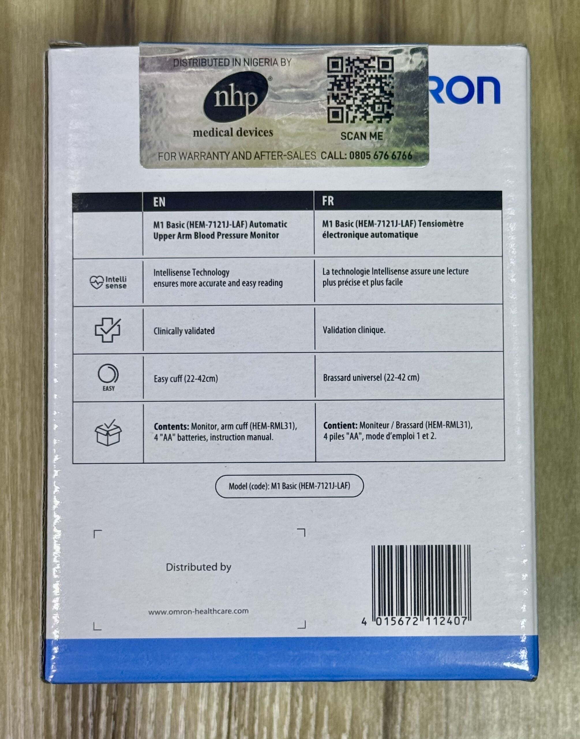 Omron M1 Basic Digital Blood Pressure Monitor 2