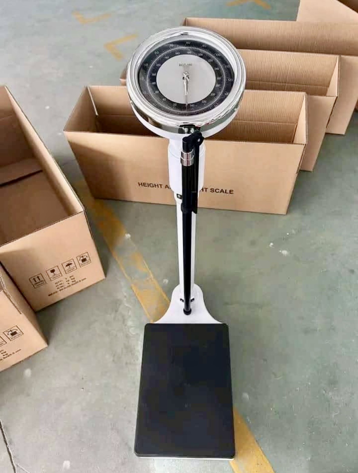 RGZ-160 Mechanical Adult Weighing Scale with Height Rod 1