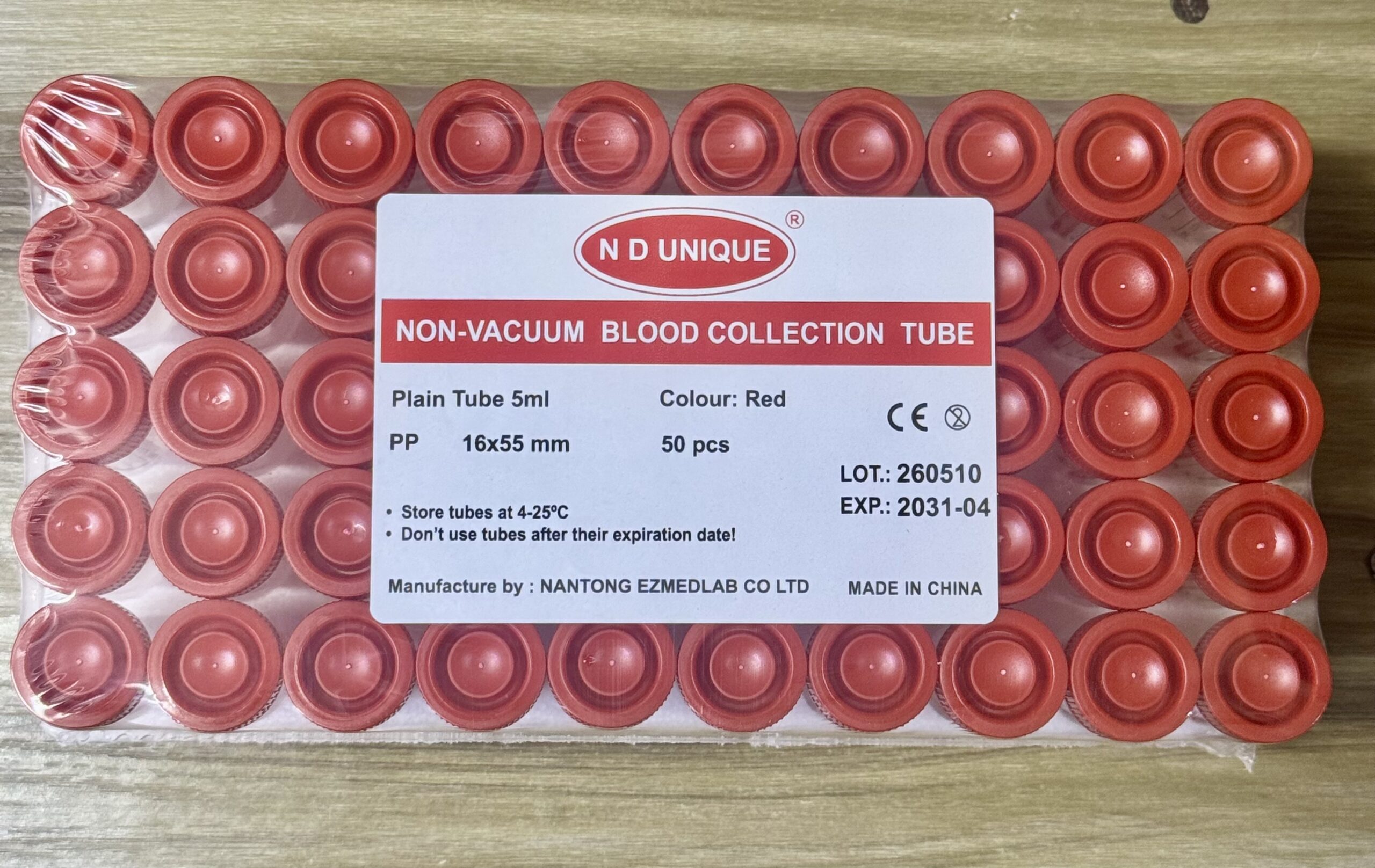Plain Blood Collection Tube (5ml) 1