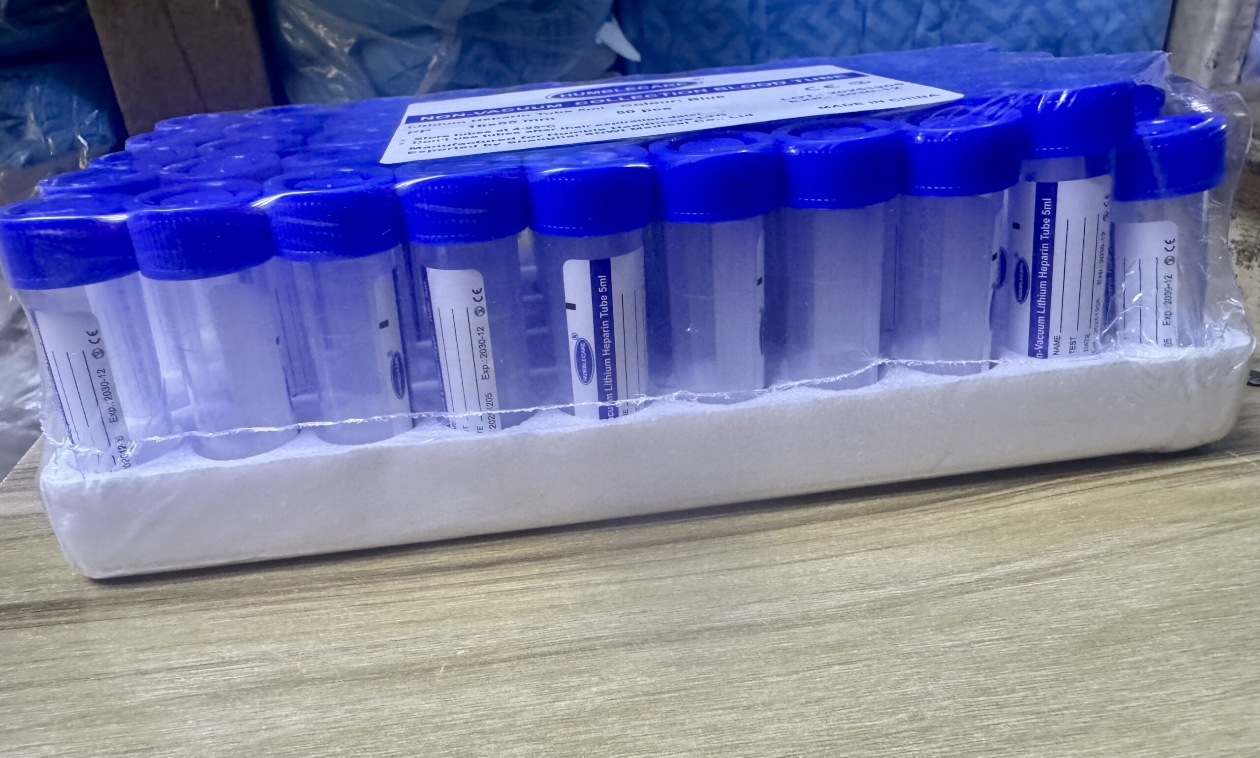5ml Non-Vacuum Lithium Heparin Blood Collection Tube 2