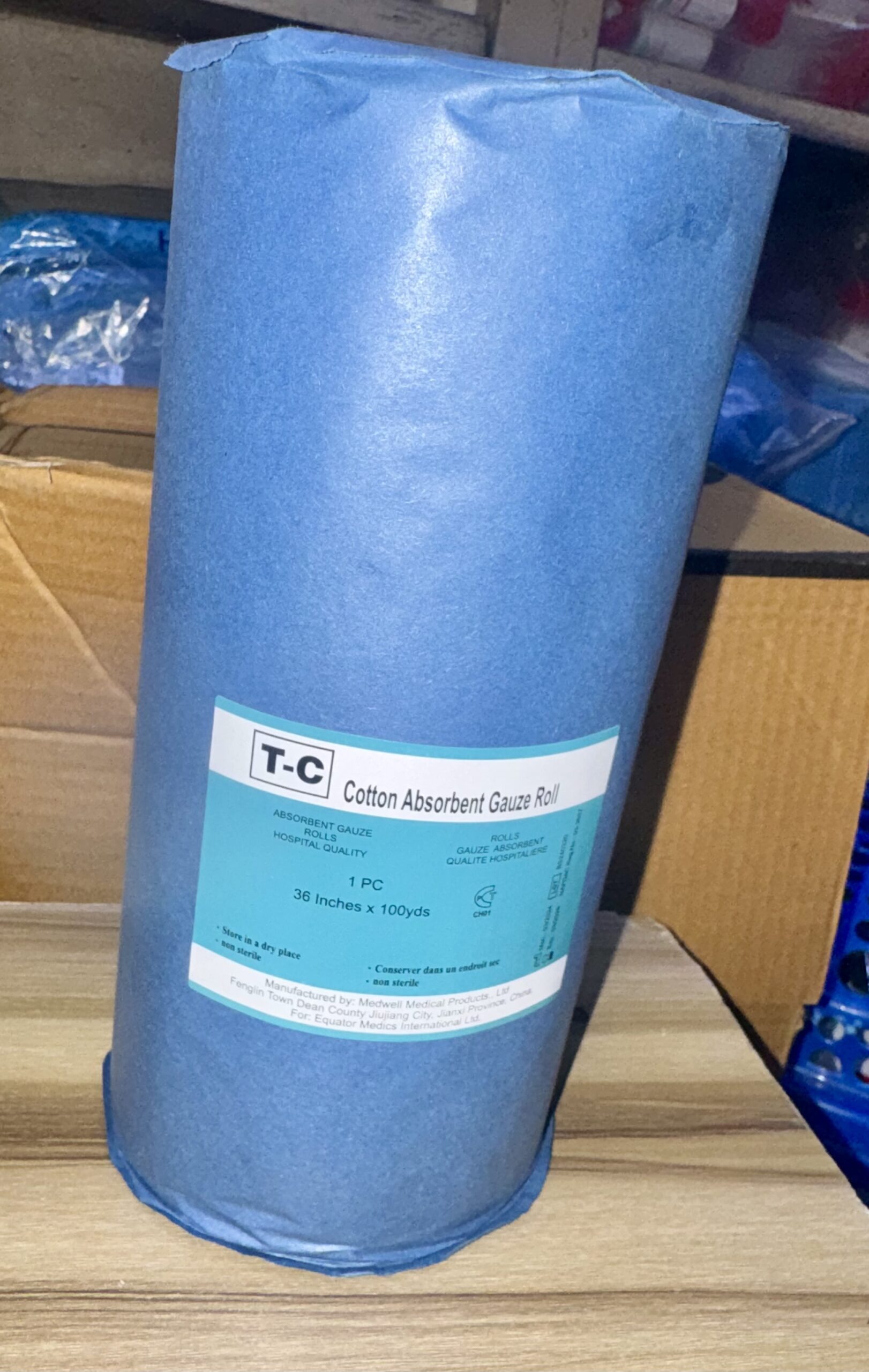 Cotton Absorbent Gauze Roll 1