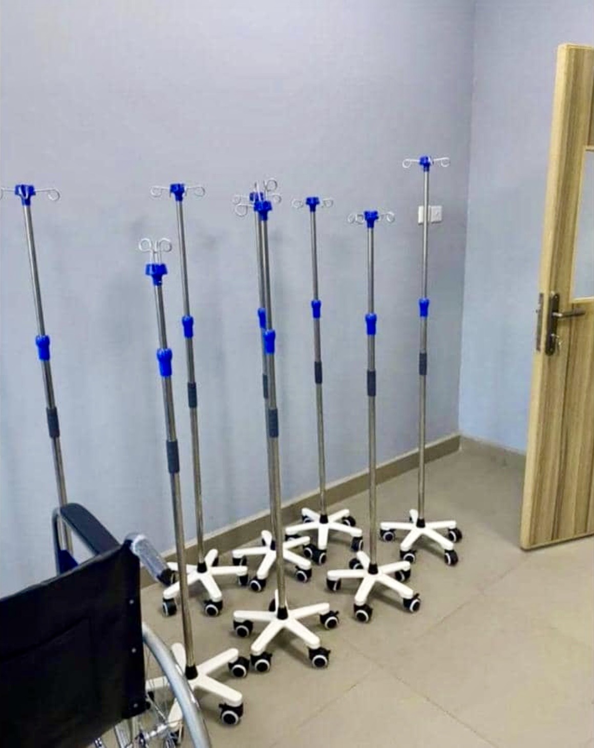 Stainless Steel IV Infusion Stand 1